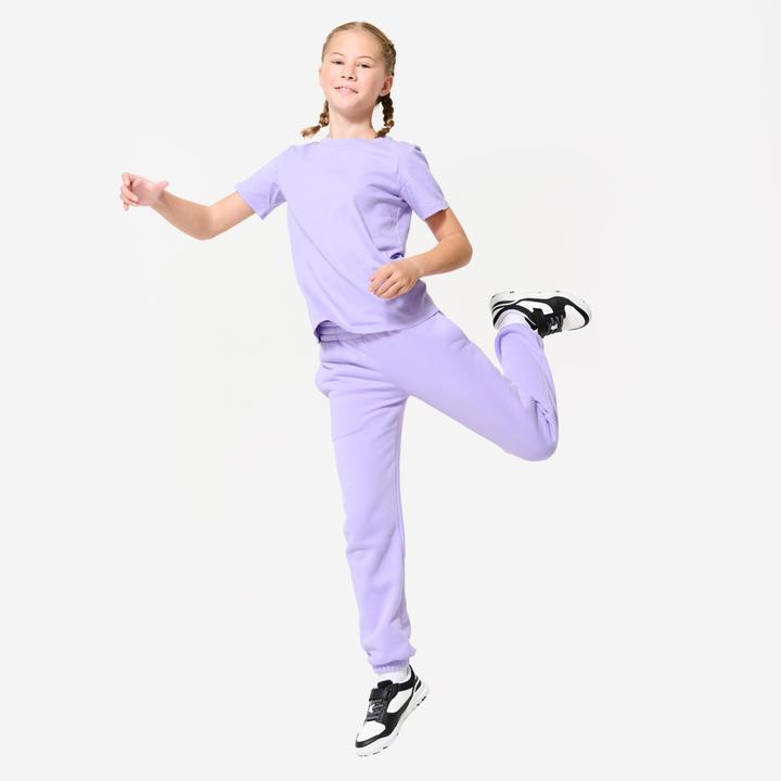 Immagine prodotto Domyos Jogginghose Kinder warm - violett (6, 7, 8)
