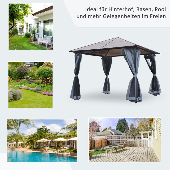 Actual product image Outsunny Pavilion (300 cm, 300 cm)