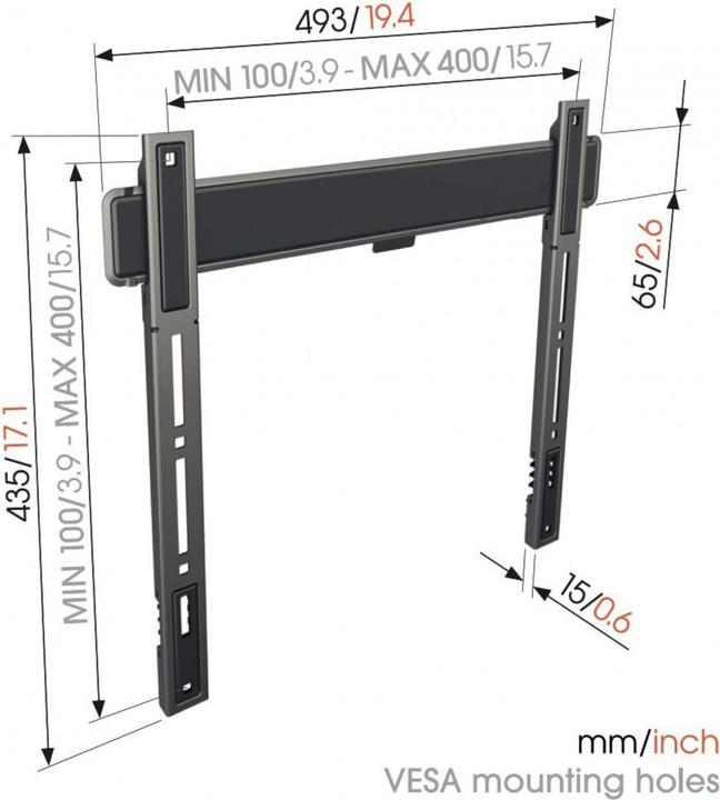Produktbild Vogels TVM 5405 (Wand, 77", 75 kg)