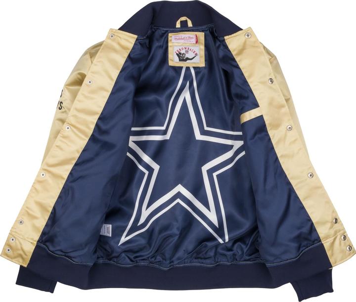 Produktbild Mitchell & Ness M&N Lightweight Satin Jacke - Dallas Cowboys gold - XL (XL)