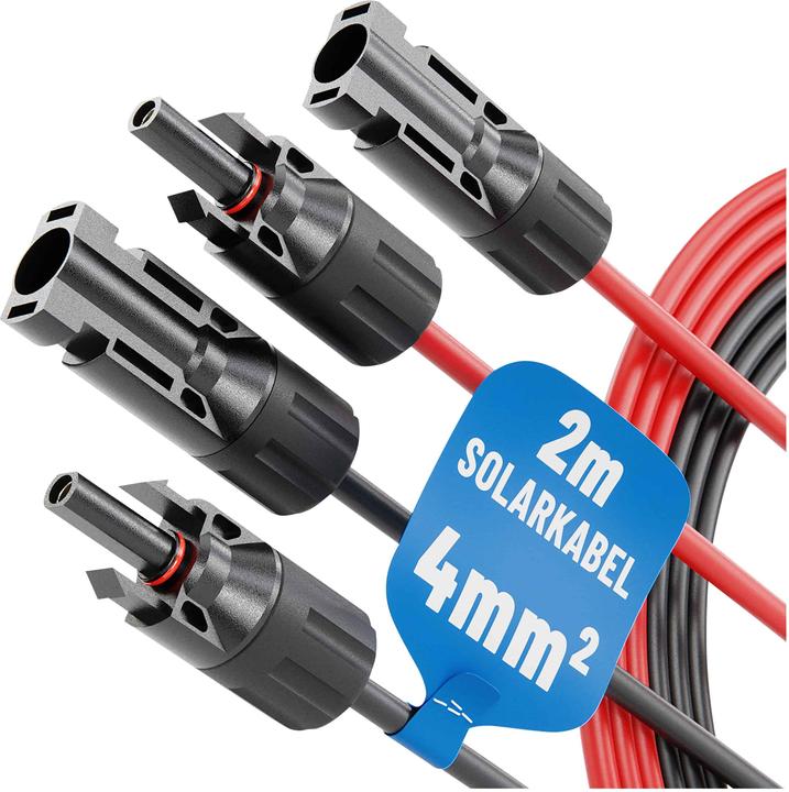 Produktbild Absina 2 m Solarkabel Set (Solarkabel)