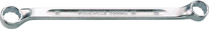 Immagine prodotto Stahlwille Chiave a doppio anello CORONA, a gomito piatto, 20 x 22 mm