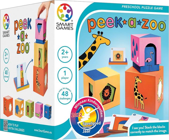 Smart Games Peek A Zoo (Englisch, Deutsch, Italienisch, Französisch)