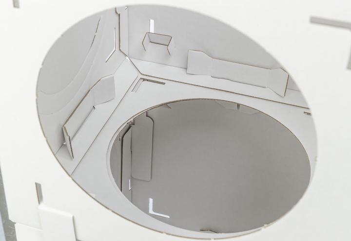 Produktbild Trixie Katzenmöbel Casa Cara, Pappe, 93 × 72 × 30.5 cm, Weiss (73 cm, Weiss)