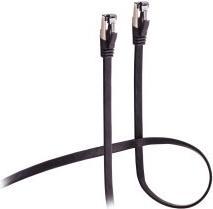 Actual product image S-Conn Flexline patch cable flat U/FTP Cat.8.1 highly flexible black 1.5m (U/FTP, CAT8.1, 1.50 m)