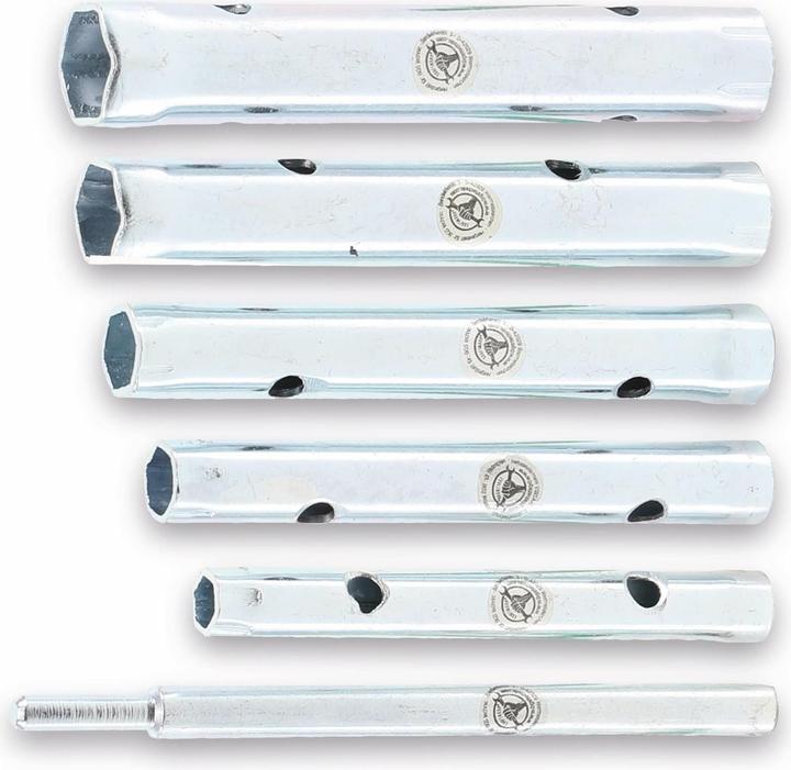 Image du produit BGS Jeu de clés à tubes 8 x 9 - 16 x 17 mm 6 pièces (8 mm, 10 mm, 12 mm, 14 mm, 16 mm)