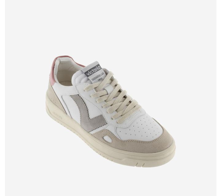 Actual product image Victoria leather effect and split leather sneakers seul (40)