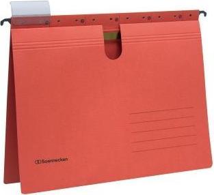 Productafbeelding Soennecken Hangmap rood A4 professioneel nieten 220g gerecycled karton 25 stuks/verpakking. (A4, 25 x)