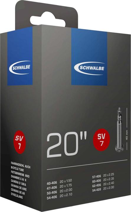 Produktbild Schwalbe Sv7 (Presta (SV), 20", 40 mm)