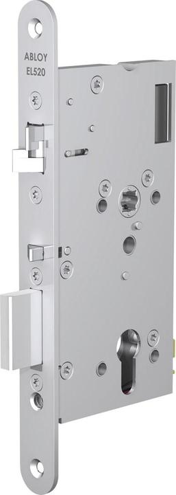 Assa Abloy EL 520 electric security lock, DM 65, face plate 20x235 mm, stainless steel effect