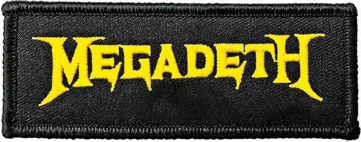 Actual product image Megadeth Logo Iron On Patch (1 x)