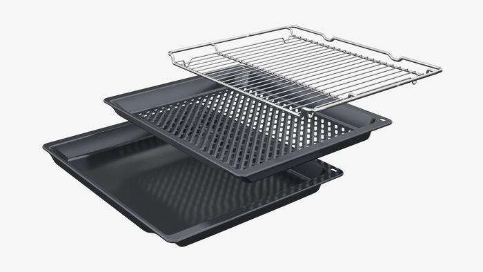 Produktbild Bosch Hausgeräte Einbau-Backofen-Set, HBG578BS3 + PKN645BA2E, Einbau-Backofen, Elektro-Kochfeld, HBD671CS62
