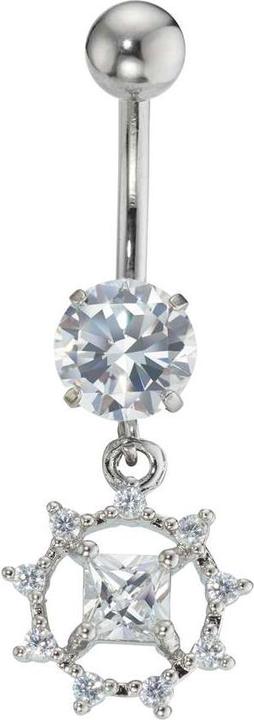 Immagine prodotto Bijouteria Piercing ventre (Zirconia, Acciaio chirurgico 316L)