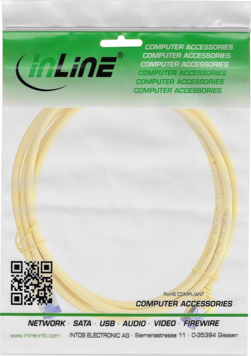 Produktbild InLine Patchkabel Slim (S/FTP, CAT6a, 1 m)