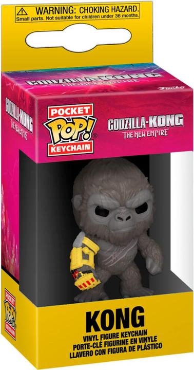 Actual product image Funko Godzilla vs. Kong 2 POP! vinyl keyring 4 cm Kong w/Mechanical Arm Display (1)