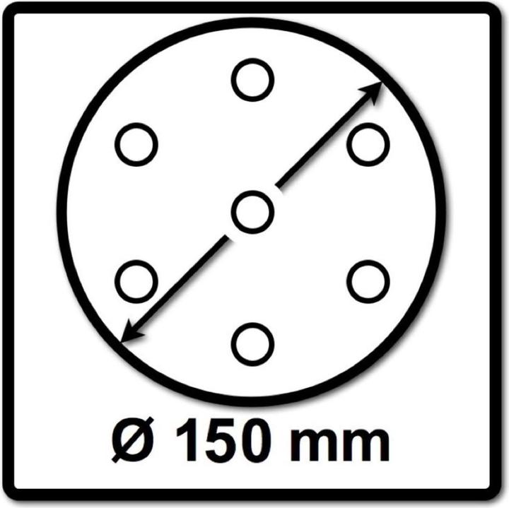 Actual product image Festool Grinding block HSK-D 150 H (P150)