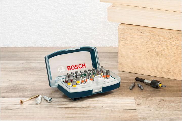 Image du produit Bosch Professional Zubehör Set d'embouts de vissage (Croix Phillips PH M1, Croix Phillips PH M2, Croix Phillips PH M3, Croix Pozidriv PZ M1, Croix Pozidriv PZ M2, Croix Pozidriv PZ M3, Hexagone (hexagonal) M3, Hexagone (hexagonal) M4, Hexagone (hexagonal) M5, Hexagone (hexagonal) M6, Fente de vis M3, Fente de vis M4, Fente de vis M5, Fente de vis M6)