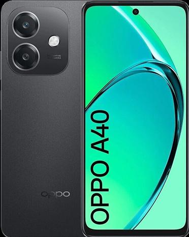 Actual product image OPPO A40 (128 GB, Sparkle Black, 6.67", Dual SIM, 50 Mpx, 4G)