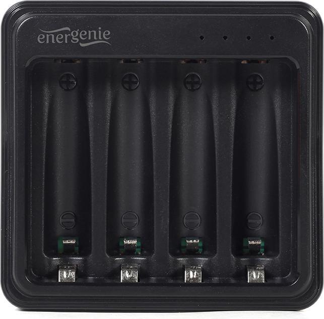 Image du produit Gembird Chargeur de piles USB ENERGENIE pour piles AA/AAA Noir (1 pcs, AAA, AA, Chargeurs sans batterie)