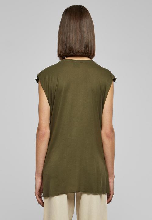 Produktbild Urban Classics Ladies Shoulder Zip HiLo Tee (XS)