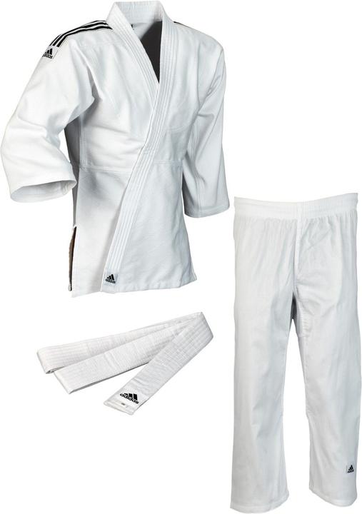 Image du produit adidas Kimono de Judo "Club" blanc/rayures noires, J350 (130 B)