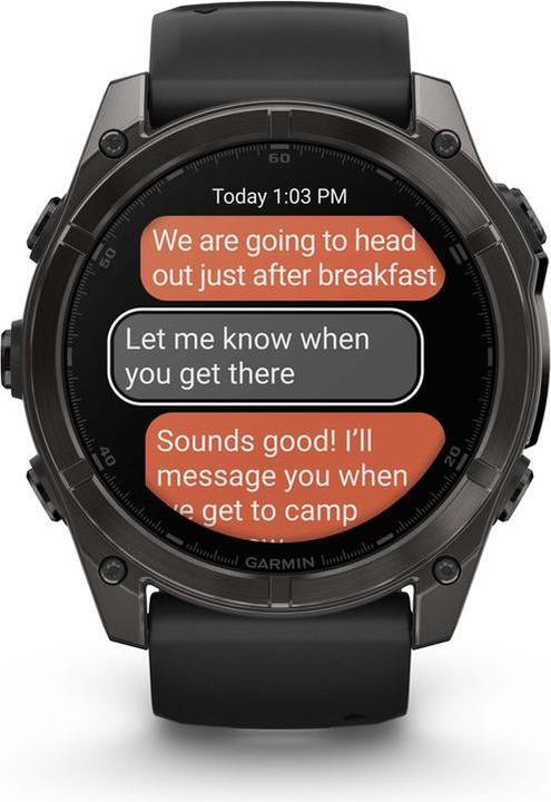 Actual product image Garmin Fenix 8 AMOLED Sapphire Titan (51 mm)