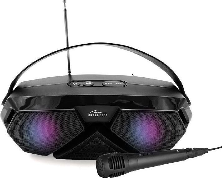 Media-Tech Playbox Scout black speaker (12 h, Battery operated)
