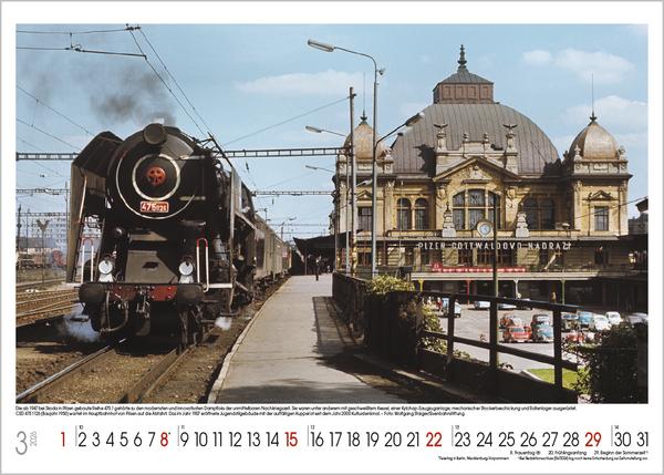Produktbild Faszinierende Eisenbahnen 2026 (42 x 30 cm, Harter Einband, Deutsch)