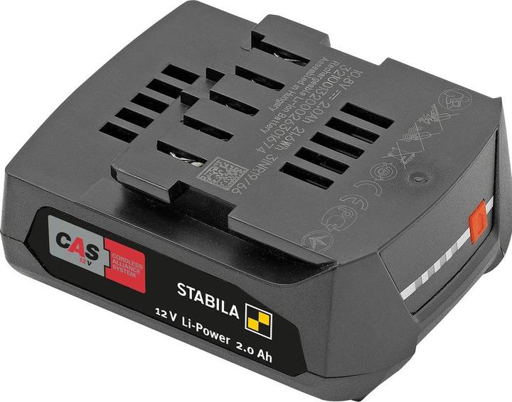 Image du produit Stabila Batterie CAS 12 V LI-POWER 2.0 Ah - 19625 (12 V)