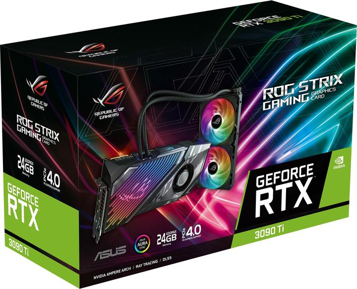 Image du produit ASUS GeForce ROG STRIX LC RTX 3090 Ti 24G GAMING (24 Go)