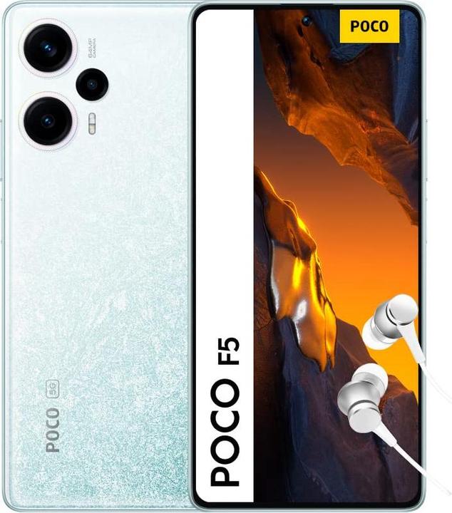 Xiaomi Poco F5 (256 GB, Weiss, 6.67", Dual SIM, 64 Mpx, 5G)
