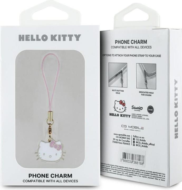 Actual product image Hello Kitty Zawieszka Charm Kitty Head - rÃ³Å¼owa