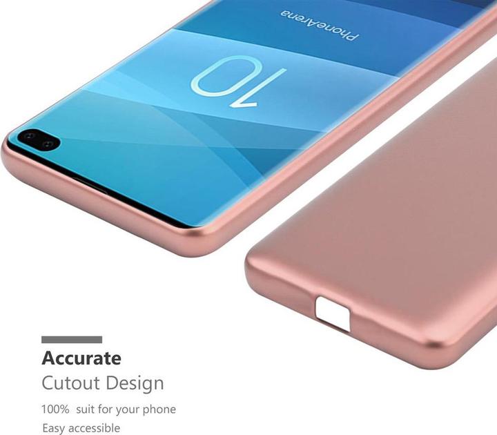 Actual product image Cadorabo TPU Matt Metallic Cover (Samsung Galaxy S10+)