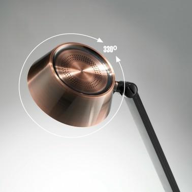 Actual product image Tiross METAL Table lamp 48 SMD LED