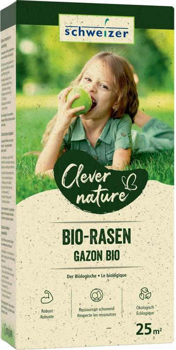 Produktbild Schweizer Clever Nature Bio Rasen (Rasensamen)