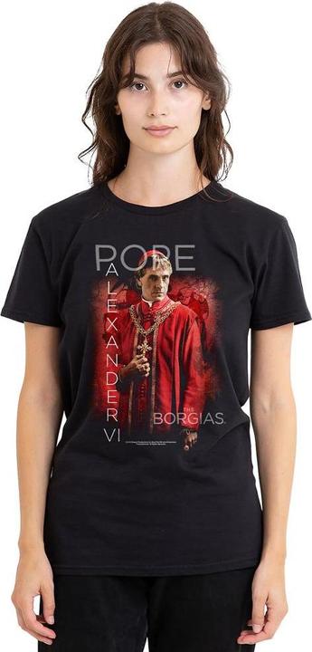 Actual product image The Borgias Unisex Adult Pope Alexander VI T-Shirt (XL)
