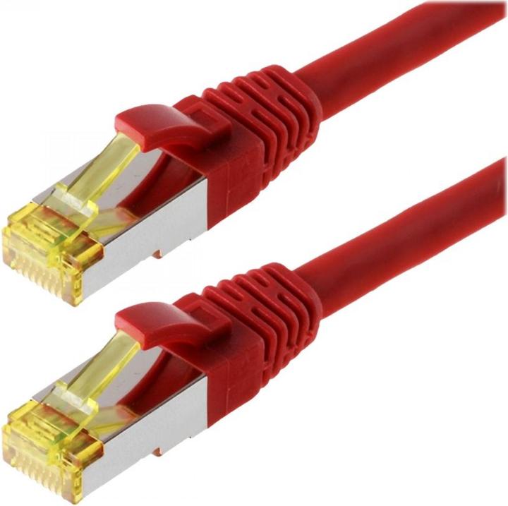 Image du produit Helos Câble de raccordement RJ-45 (M) (S/FTP, CAT6a, 15 m)
