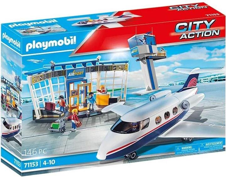 Playmobil Flughafen mit Flugzeug und Tower (71153, Playmobil City Action)