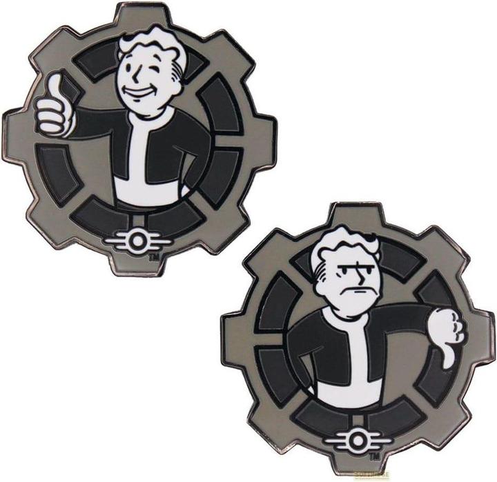 Immagine prodotto Fanattik Fallout Sammelmünze Decision Black & White Limited Edition