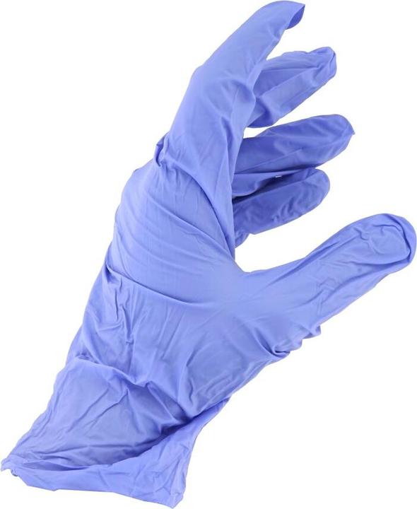 3A Maimed Solution Nitril-Handschuhe, 100 Stück, Grösse XL, blau (XL)