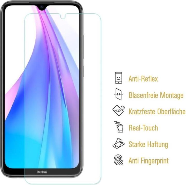 Produktbild Protectorking 6x Panzerfolie Anti-Shock matt entspiegelt (6 Stück, Xiaomi Redmi Note 8)