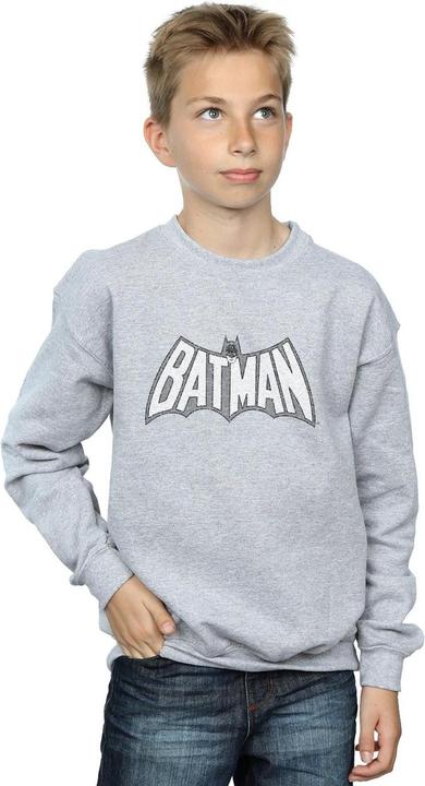 Image du produit - Sweat BATMAN RETRO CRACKLE LOGO - Garçon (128)