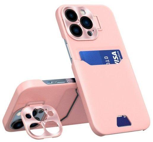 Image du produit iLike iPhone 14 Pro en cuir Étui porte-cartes avec support (Apple iPhone 14 Pro)