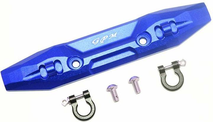 Image du produit GPM pare-chocs avant en aluminium avec anneaux en d bleu trx 1/10 e-revo