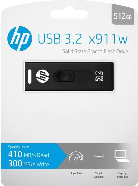 Actual product image PNY USB flash drive USB Type-A 3.2 Gen 1 (3.1 Gen 1) Black (512 GB, USB 3.2, USB-A)