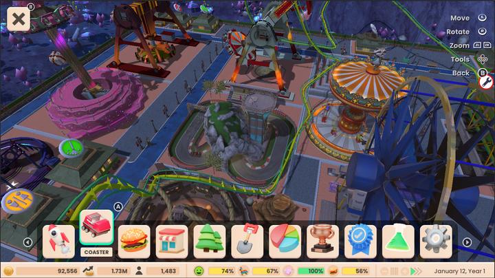 Produktbild Atari RollerCoaster Tycoon Adventures Deluxe - Sony PlayStation 4 - Simulation - PEGI 3 (PS4, EN)