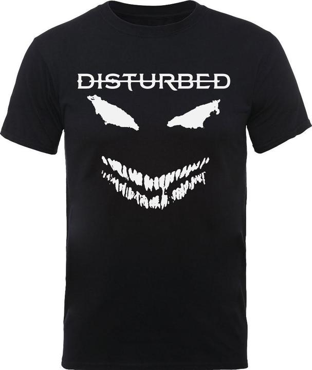 Disturbed Scary Face Candle TShirt