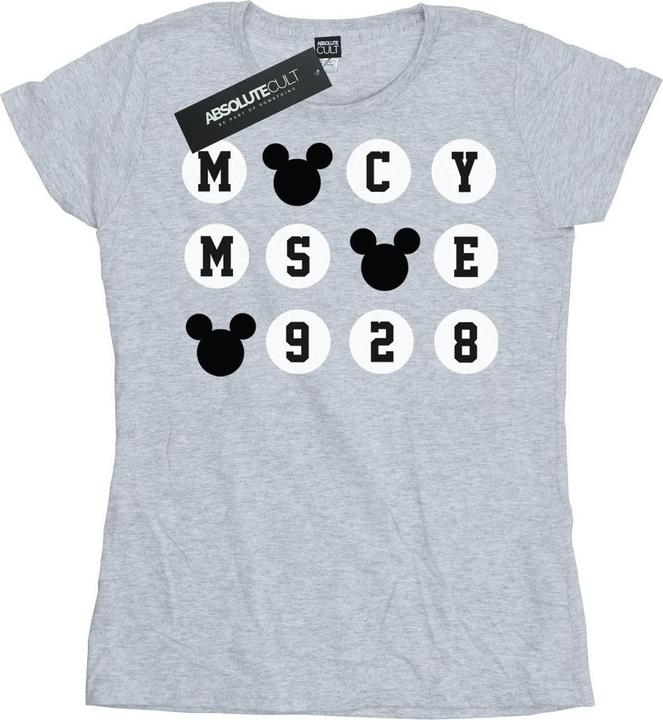 Immagine prodotto Disney Mickey Mouse 1928 Circles Maglietta Donna (XXL)