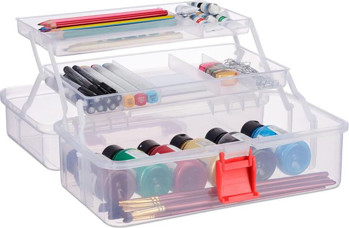 Produktbild Relaxdays Aufbewahrungsbox (33 x 19.5 x 14 cm, 9 l)