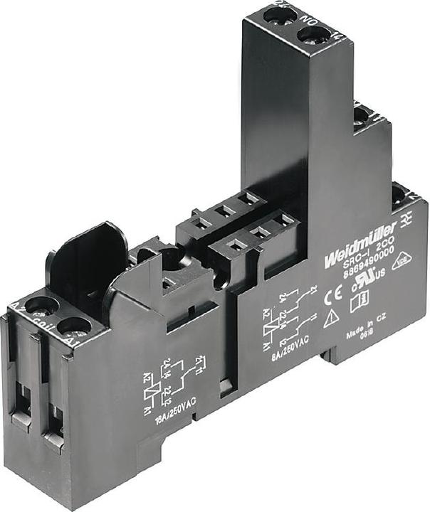 Immagine prodotto Weidmüller Vite presa relè TS35 8Pins 8869490000 (Presa per relè)
